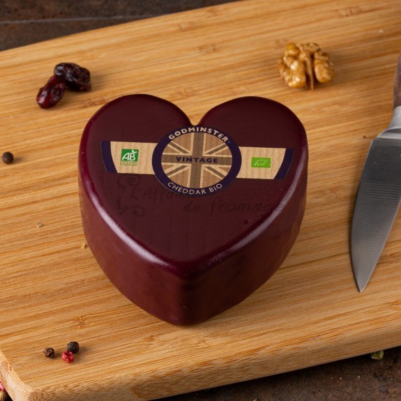 Cheddar Orgánico Corazón